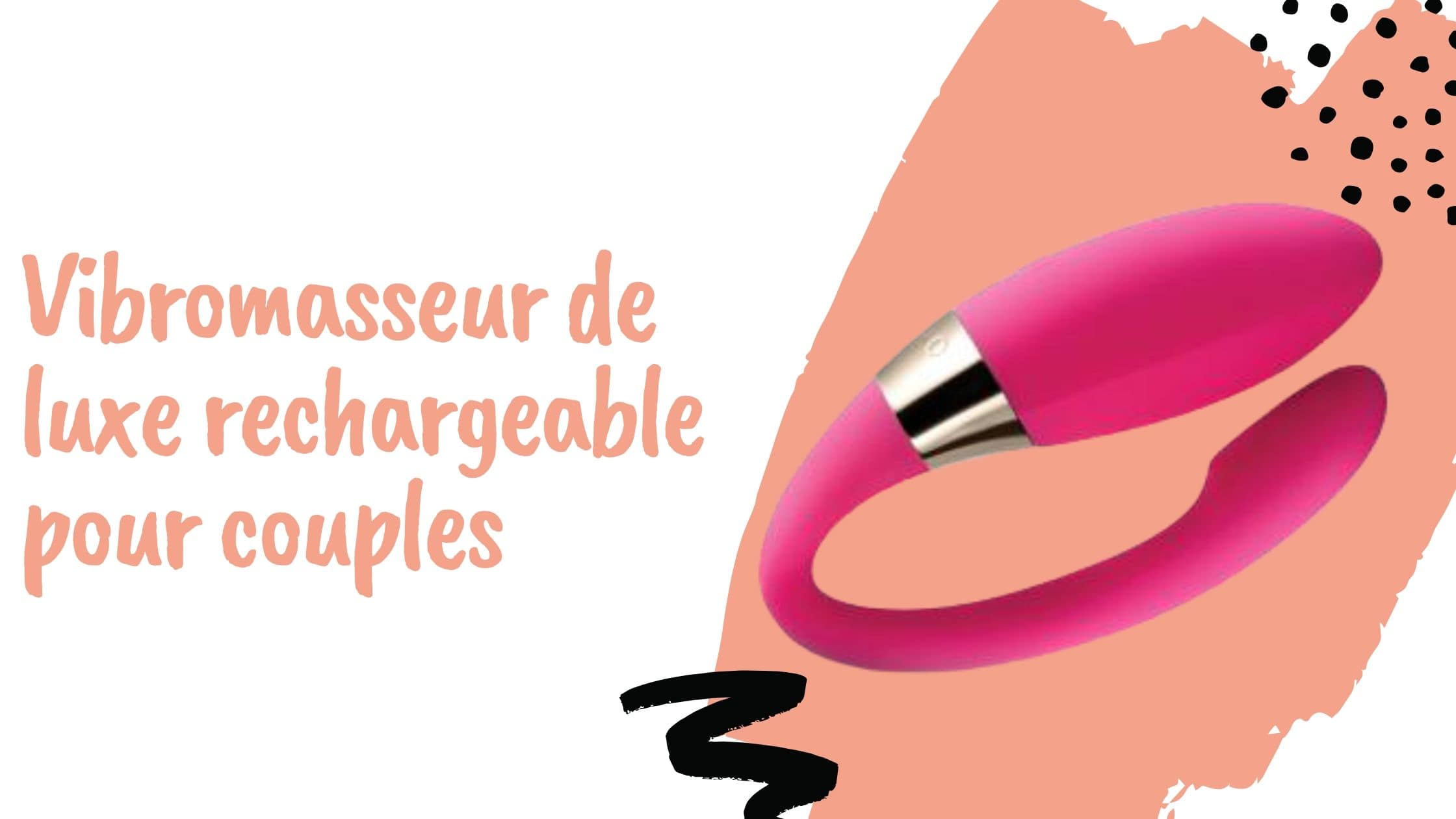 Vibromasseur de luxe rechargeable pour couples