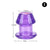 Ass Tunnel Plug SIlicone Large Violet / 1