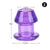 Ass Tunnel Plug SIlicone Large Violet / 2