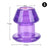 Ass Tunnel Plug SIlicone Large Violet / 3