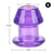 Ass Tunnel Plug SIlicone Large Violet / 4