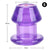 Ass Tunnel Plug SIlicone Large Violet / 5