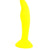 Le Gode Anal en Silicone Punishment Thorn Jaune
