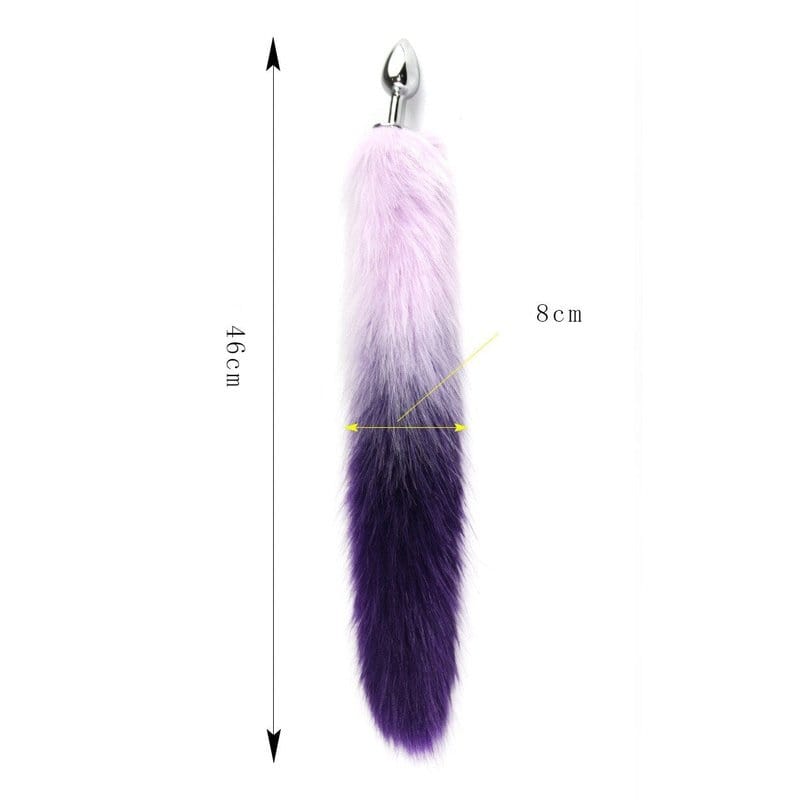 Porte-clés Queue De Renard Surdimensionné – Peluche Douce, Alliage, 28 Cm, Plusieurs Couleurs, Tendance