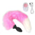 Plug Anal Queue Chat Vibrant Silicone Pink