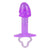 Plug Anal silicone pénis plug violet
