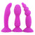 Plug Anal Silicone Set Trois formes Violet