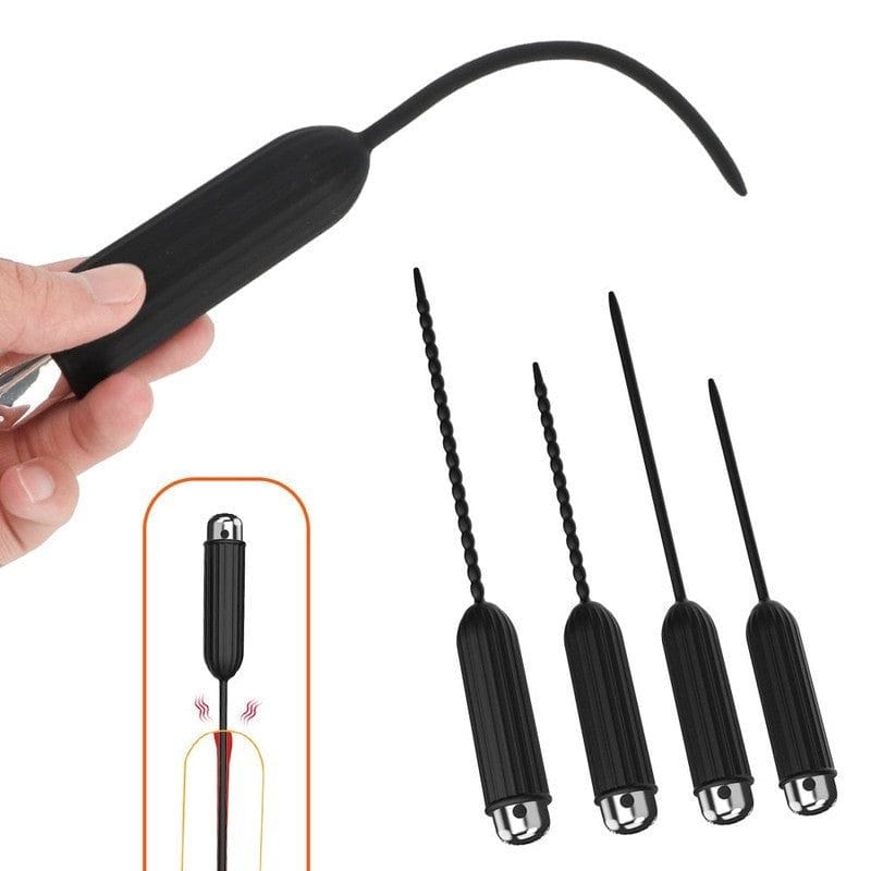 Dilatateur Urètre Plug Acier Inoxydable – 160 Mm X 8 Mm – Boules Et Cylindres